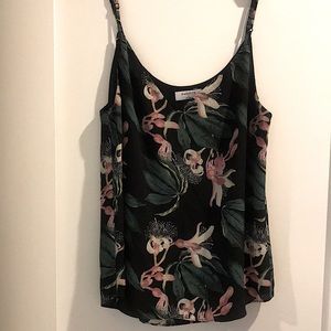 Babaton florals print camisole tank top ⭐️likenew